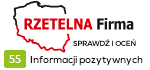Rzetelna Firma является единственным сертификатом, подтверждающим отсутствие долгов в KRD BIG SA